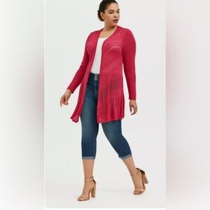 2X - torrid Pointelle Cardigan